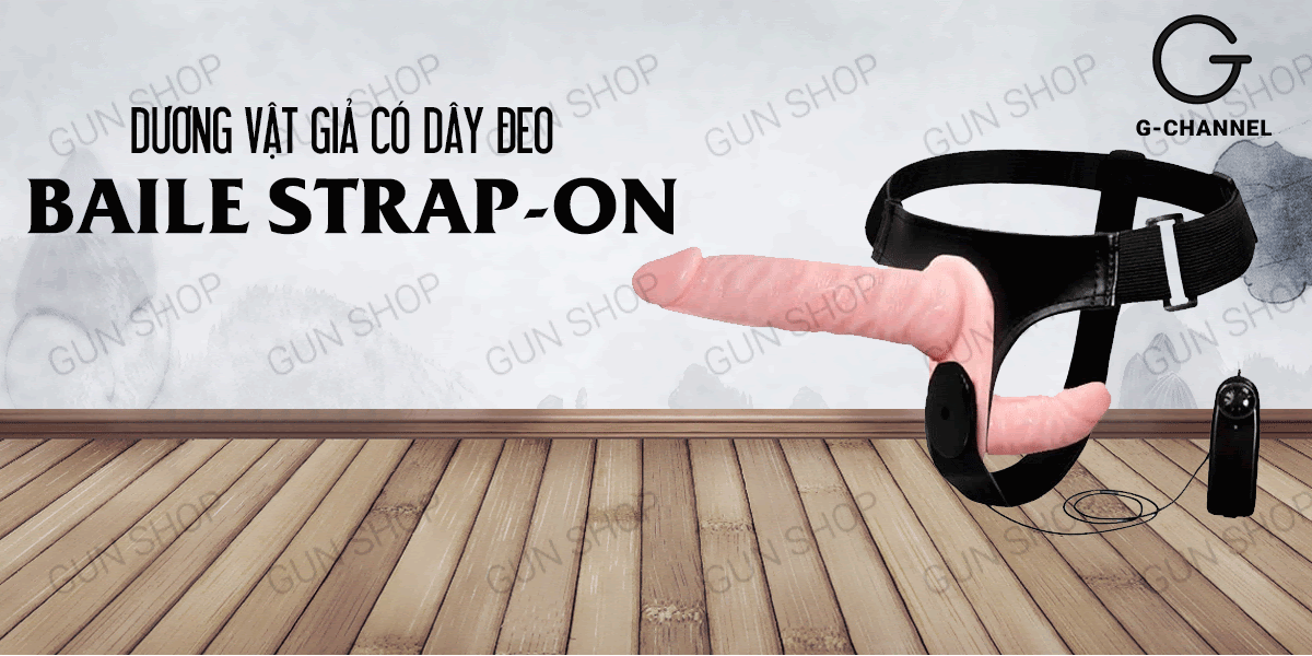 Dương vật giả rung có dây đeo Baile Strap-on
