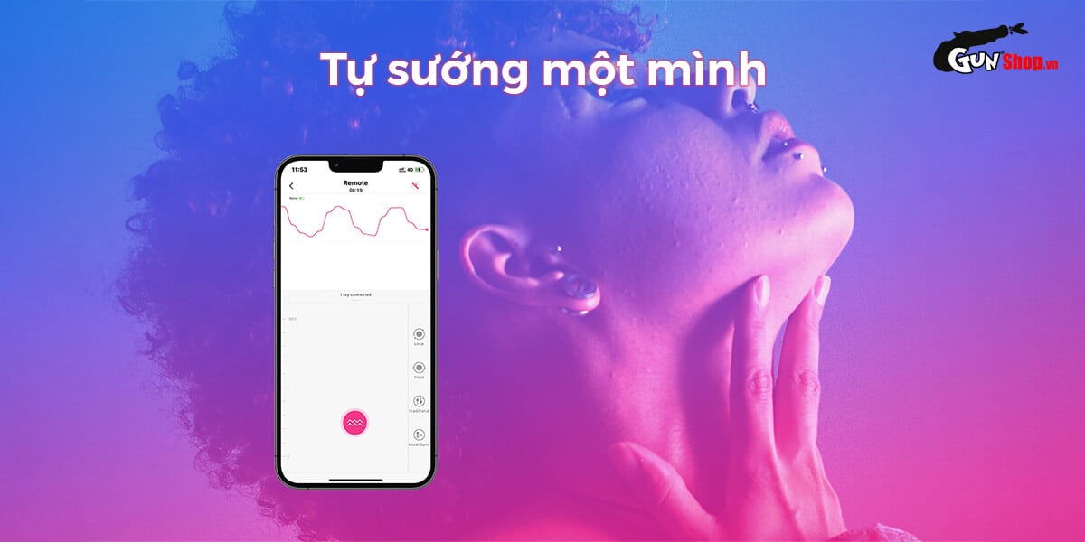 Dương vật giả Lovense Nora điều khiển app silicon mềm mại chân thật