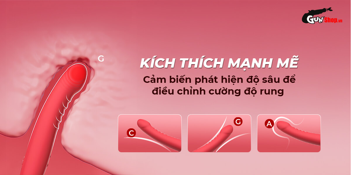 Dương vật giả Lovense Mission 2 rung thụt điều khiển qua App