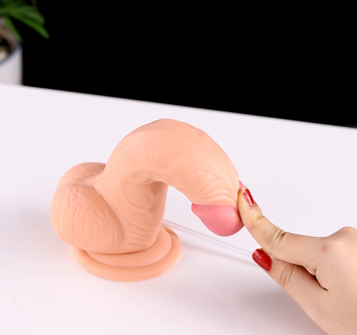 Dương vật giả Lovetoy Soft Ejaculation bắn nước silicon mềm