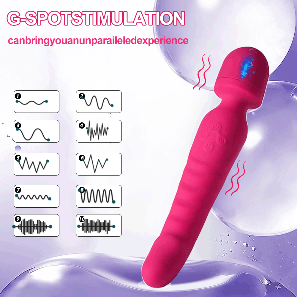 Chày rung 2 đầu Magic Wand kích thích điểm G âm đạo cực khoái