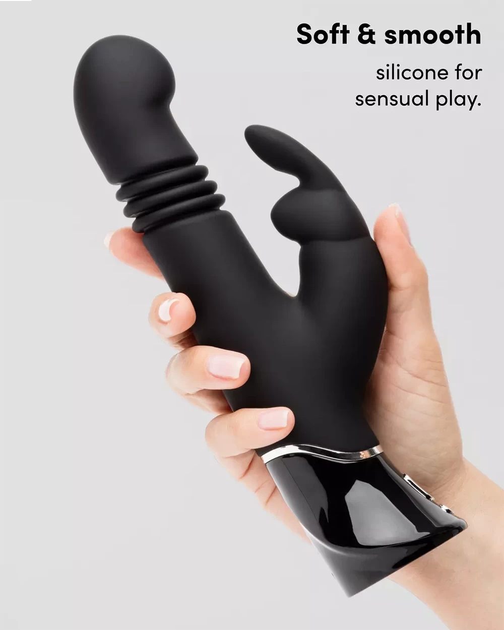 Fifty Shades Greedy Girl Rabbit Vibrator rung thụt pin sạc cao cấp