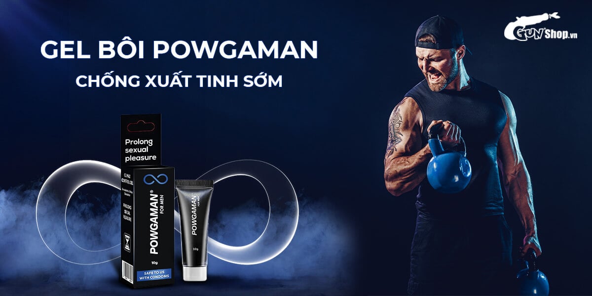 Gel bôi Powgaman chống xuất tinh sớm chính hãng tại Chúng tôi