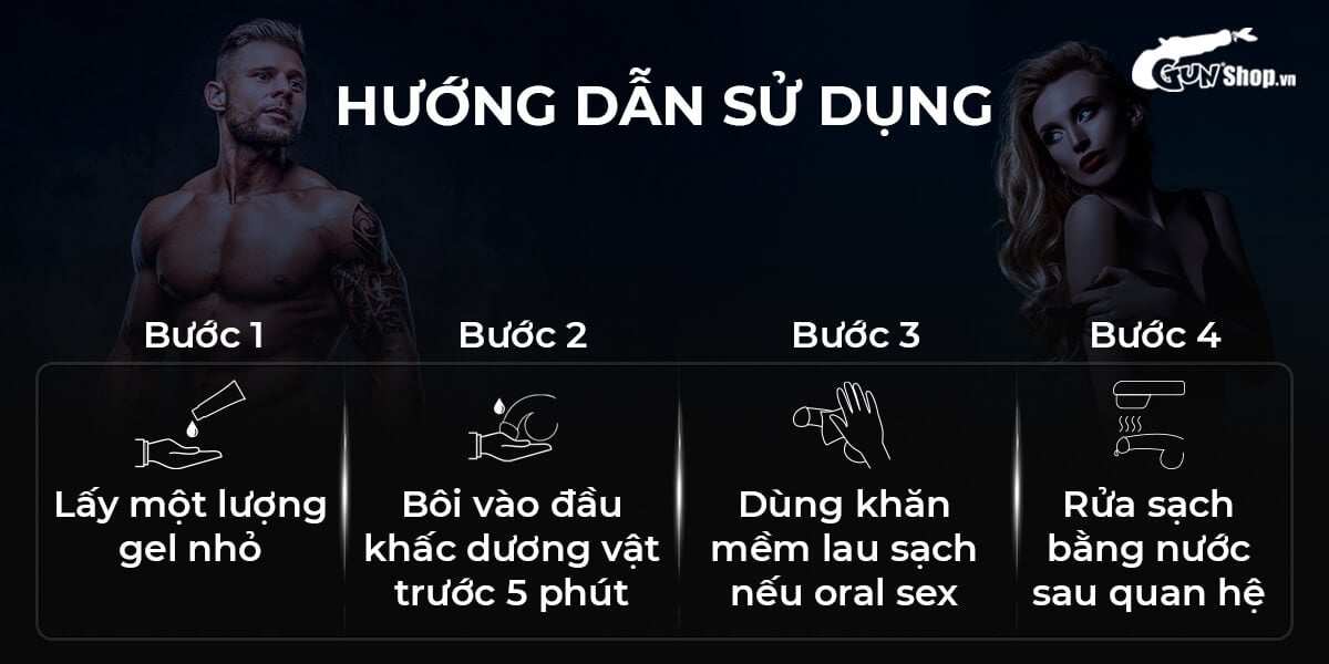 Gel bôi Powgaman chống xuất tinh sớm chính hãng tại Chúng tôi