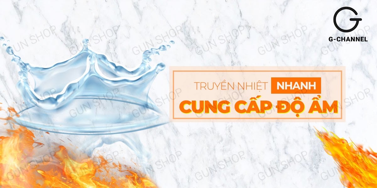 Gel bôi trơn hậu môn Shell Supermen nóng ấm giảm ma sát 90ml