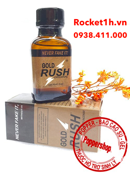 Popper Gold Rush 30ml hít cay kích thích mạnh mẽ tăng khoái cảm mới lạ