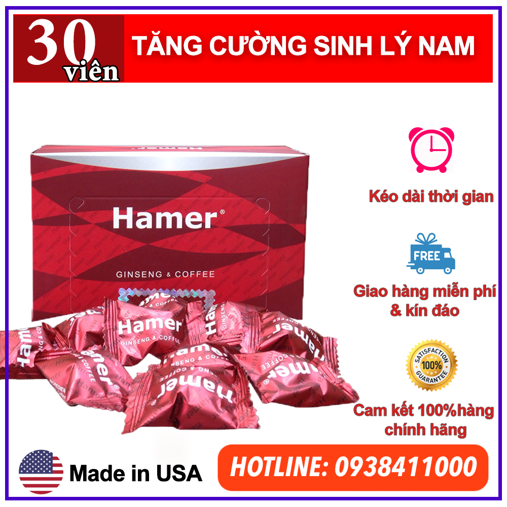 Kẹo sâm hamer mỹ chính hãng
