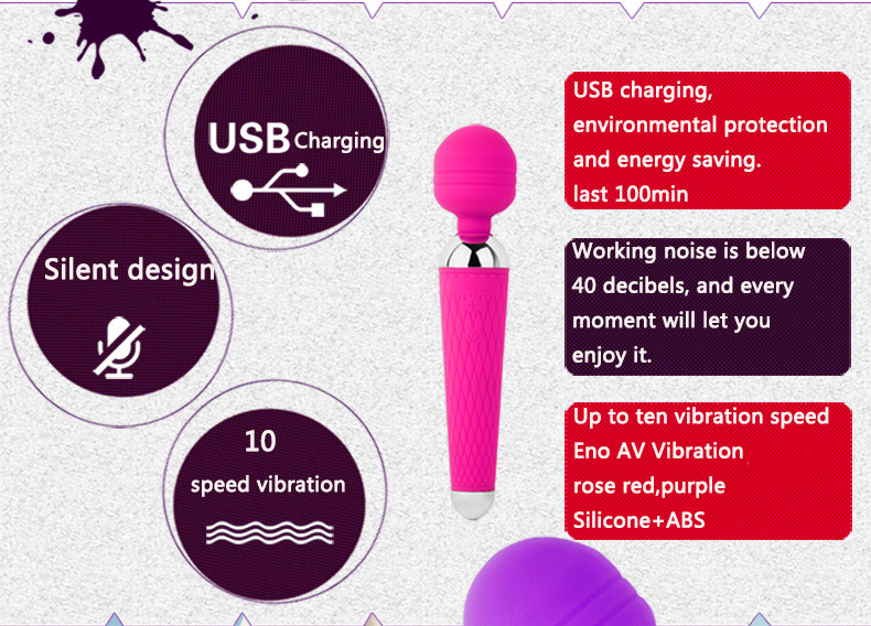 Máy massage kích thích điểm G nhiều chế độ rung dùng sạc - Female Vibrator