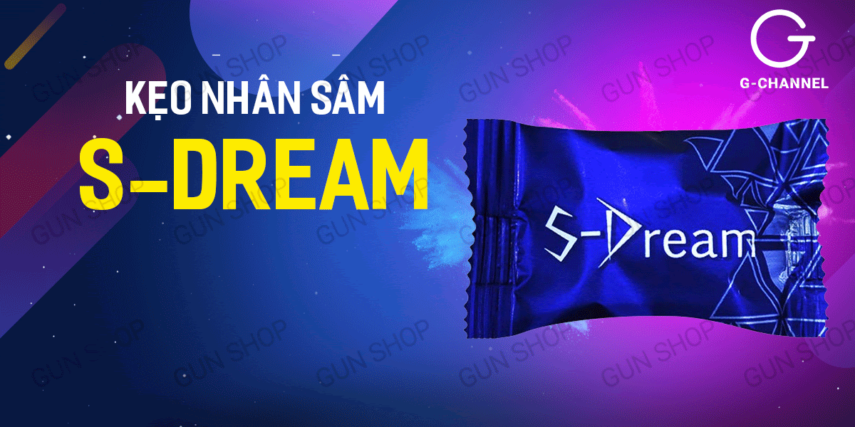 Kẹo nhân sâm S-Dream tăng cường sinh lý nam khỏe mạnh sung mãn