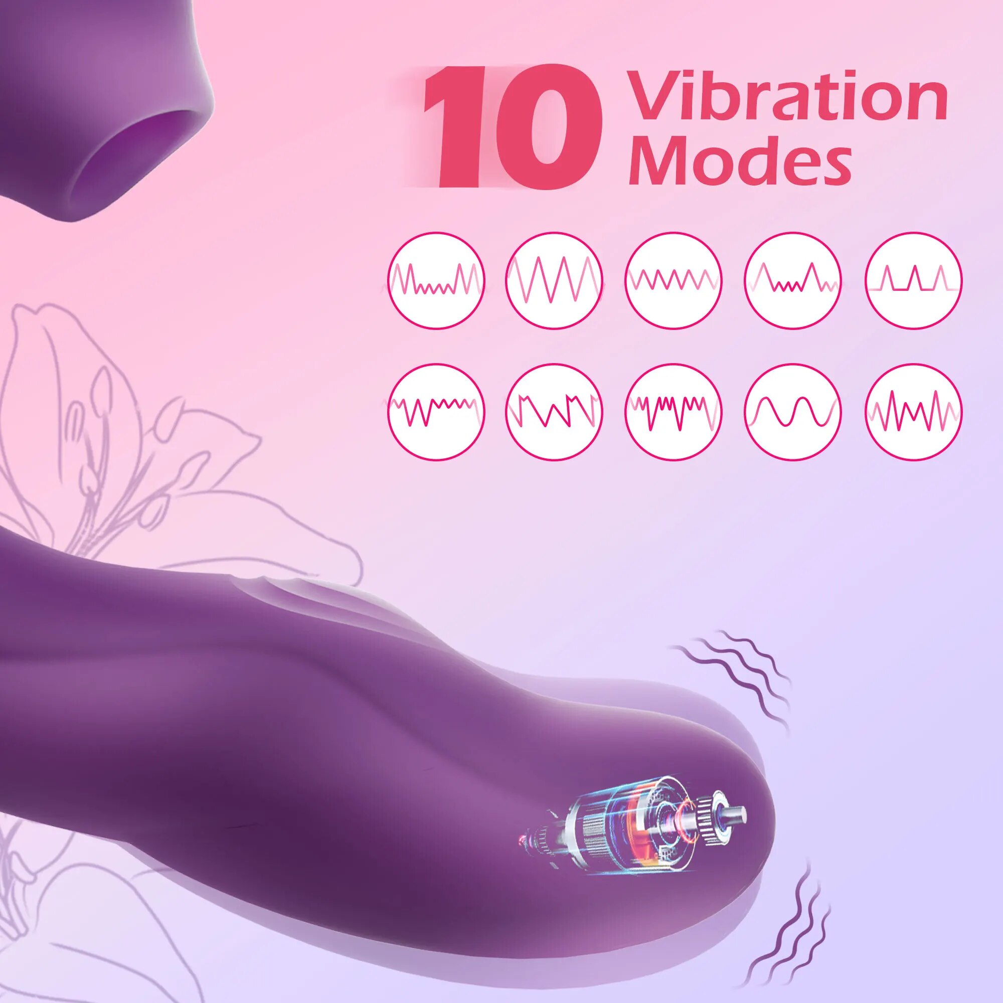 Máy massage điểm G 3 in 1 rung bú mút đa chức năng tiện lợi