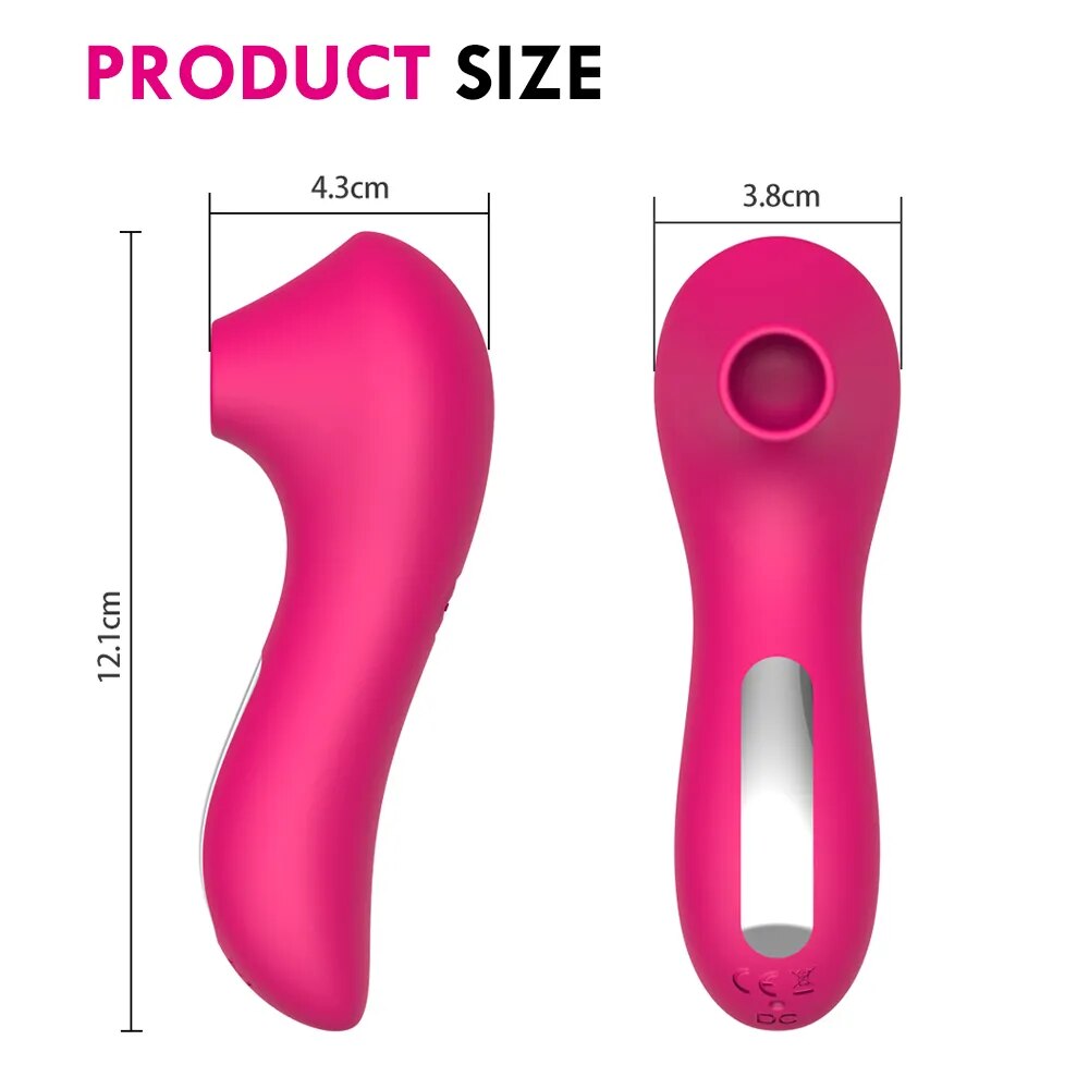 Máy bú mút massage điểm G silicon y tế 10 chế độ rung