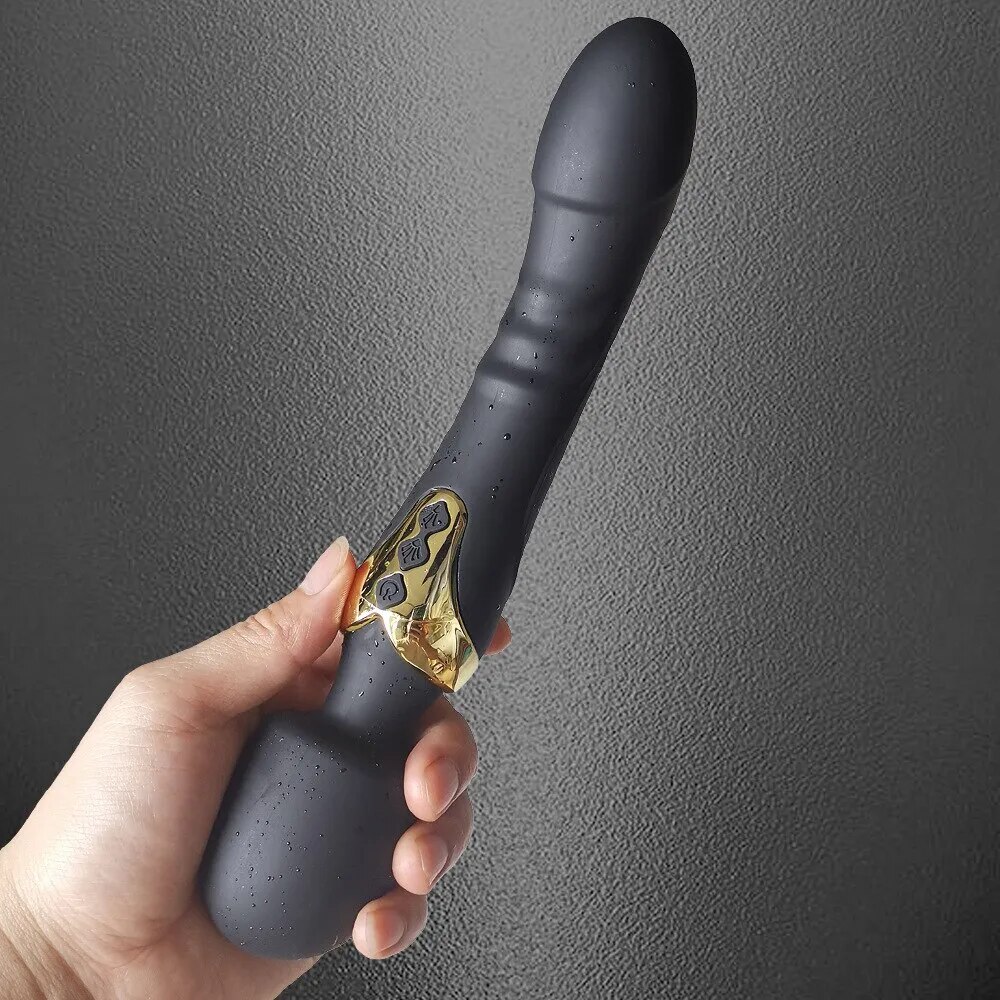 Chày rung không dây hai đầu cao cấp AV Magic Wand massage đa điểm
