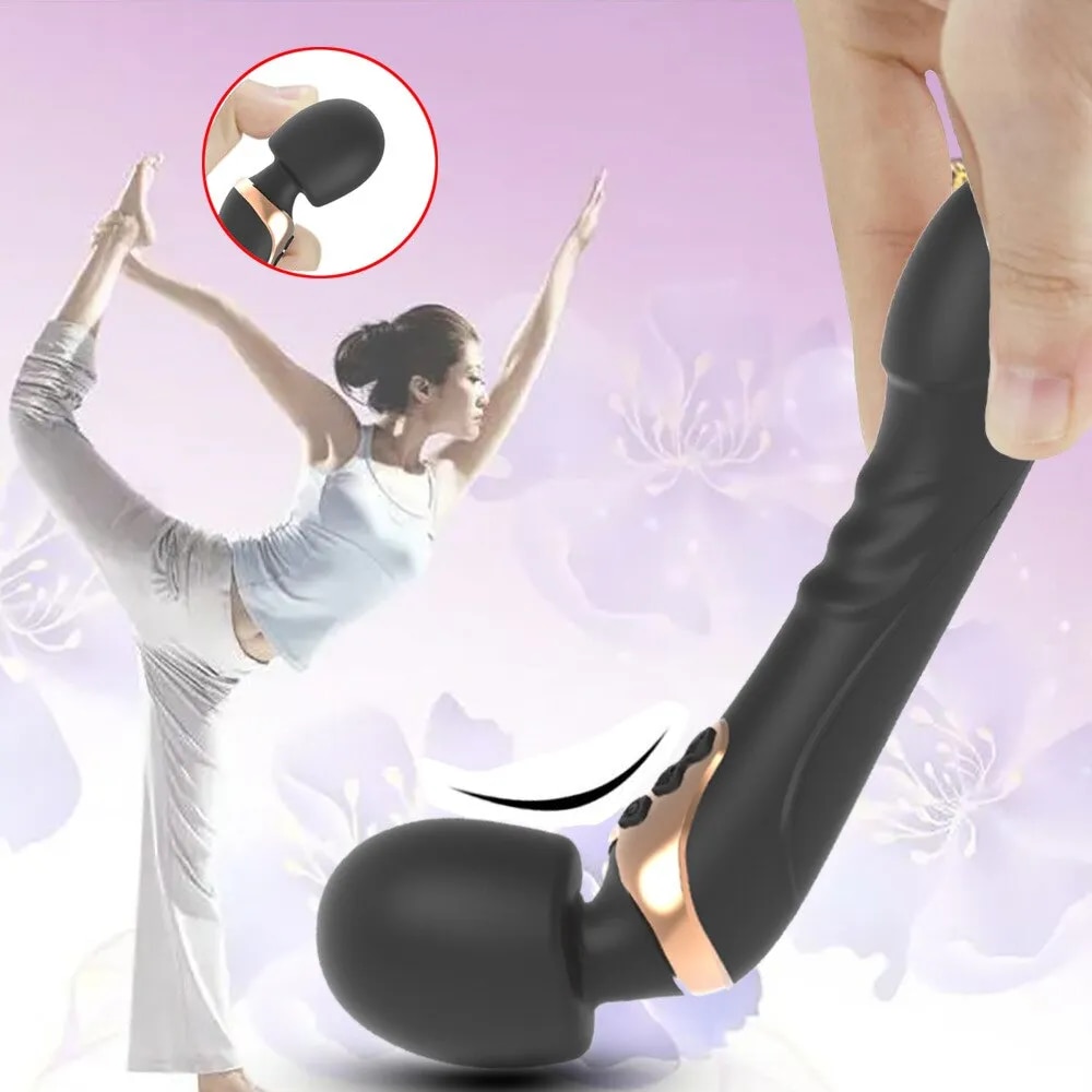Chày rung không dây hai đầu cao cấp AV Magic Wand massage đa điểm