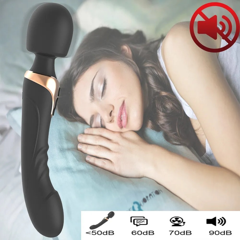 Chày rung không dây hai đầu cao cấp AV Magic Wand massage đa điểm
