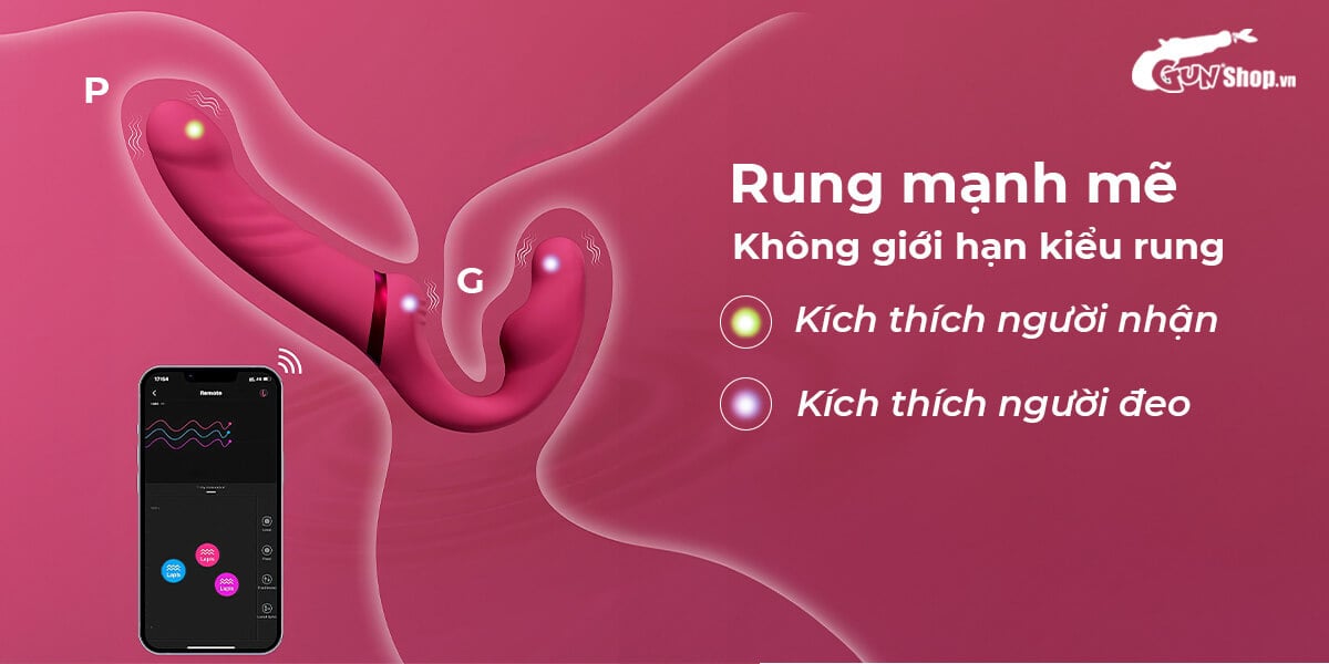 Dương vật giả 2 đầu Lovense Lapis