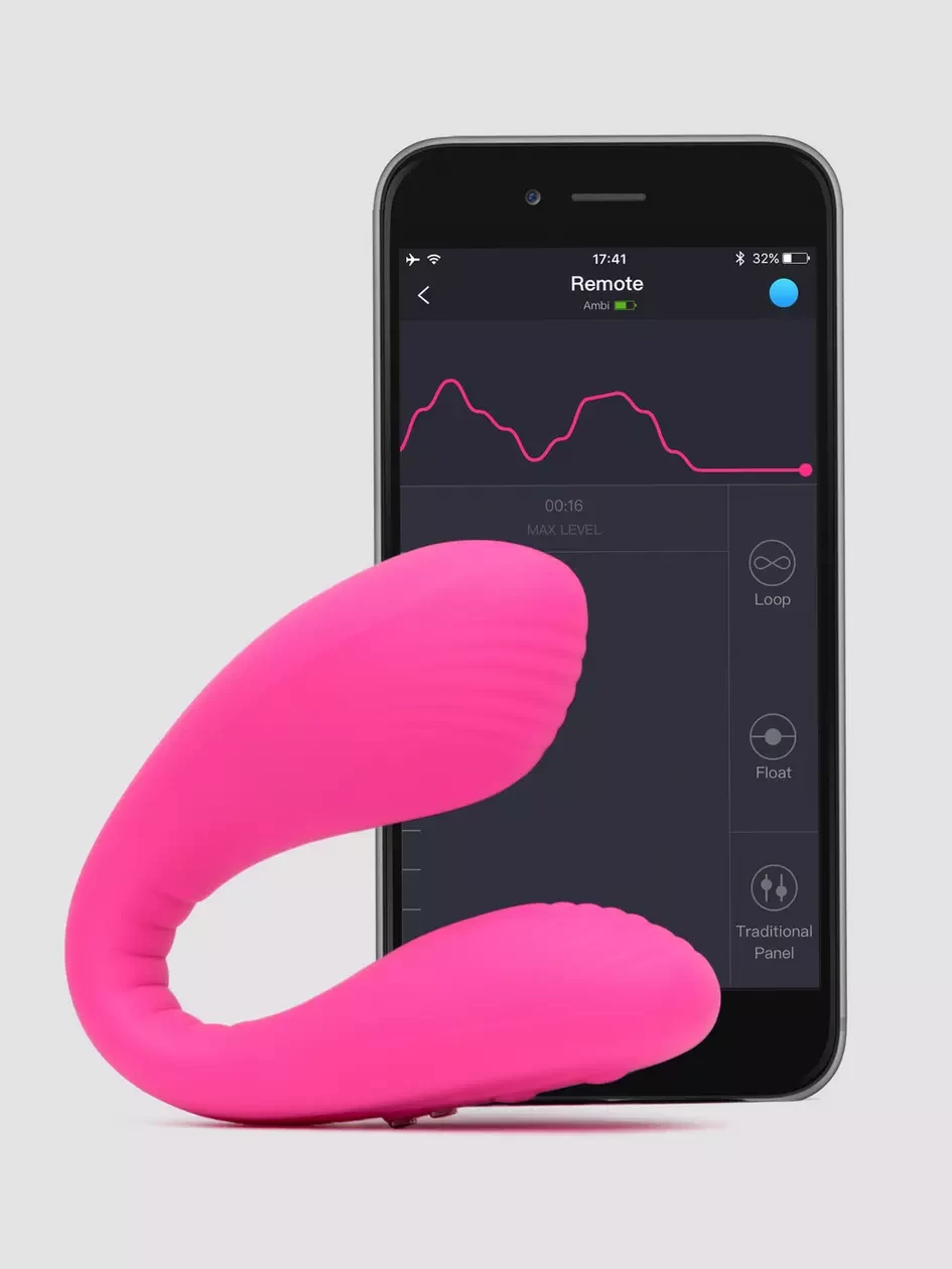 Lovense Quake máy rung điểm G âm vật điều khiển từ xa đôi đầu pin sạc