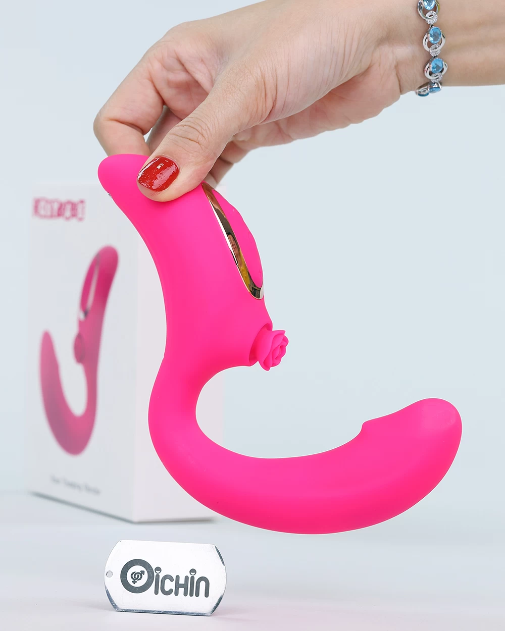 Loving World Rose Thumping máy massage rung tỏa nhiệt nữ