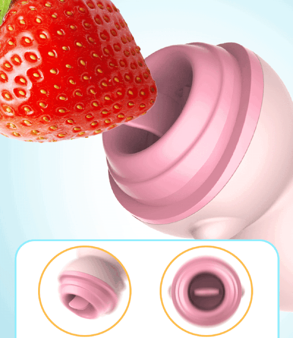 Lưỡi liếm ngụy trang heo con Vibrator dễ thương màu hồng độc quyền