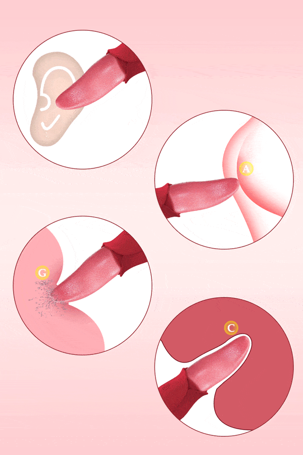Lưỡi liếm hoa hồng trứng rung massage điểm G liếm bú siêu sướng cho phái đẹp