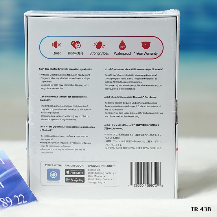 Sản phẩm được đảm bảo thông tin đầy đủ ở mặt sau nhằm giúp các bạn có thể dễ dàng đọc hướng dẫn sử dụng và thao tác một cách tốt nhất.