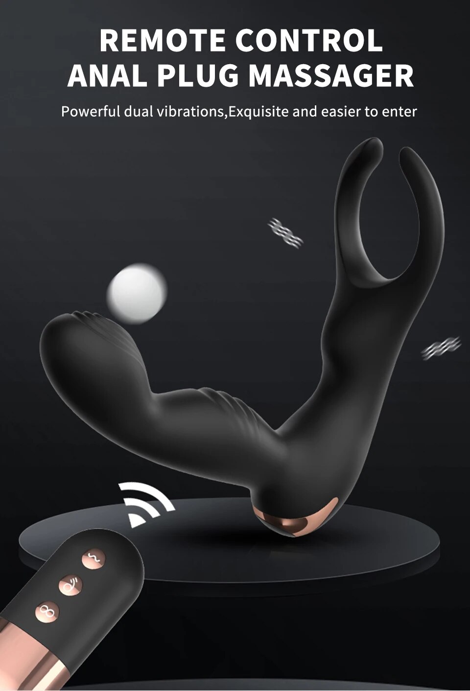 Máy massage hậu môn We Love ngón tay rung điều khiển từ xa cao cấp