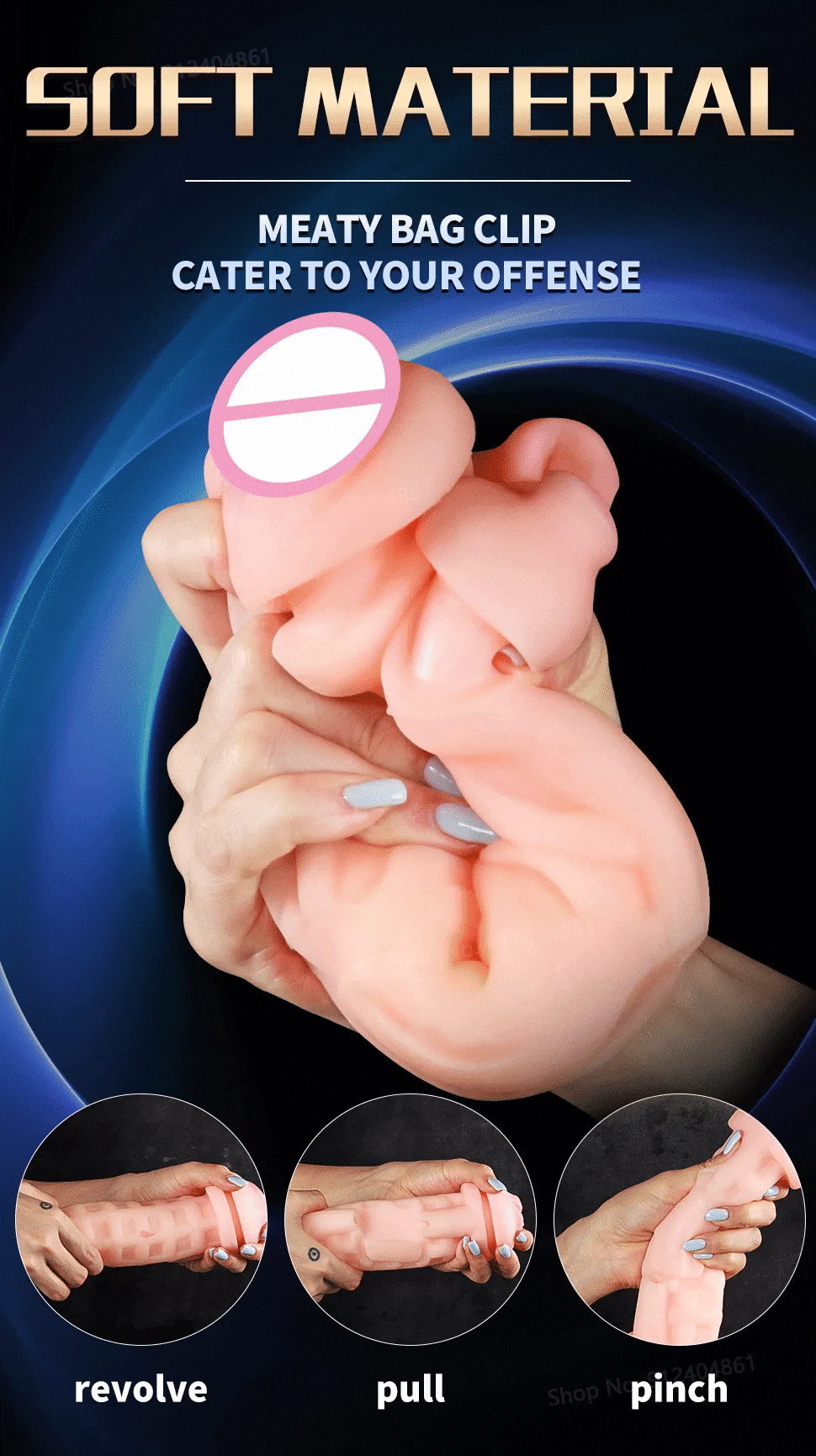 Âm đạo giả Masturbation Cup rung bú mút thổi kèn cho nam giới