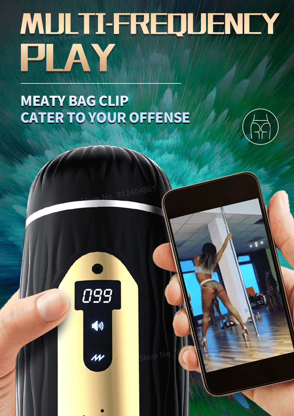 Âm đạo giả Masturbation Cup rung bú mút thổi kèn cho nam giới
