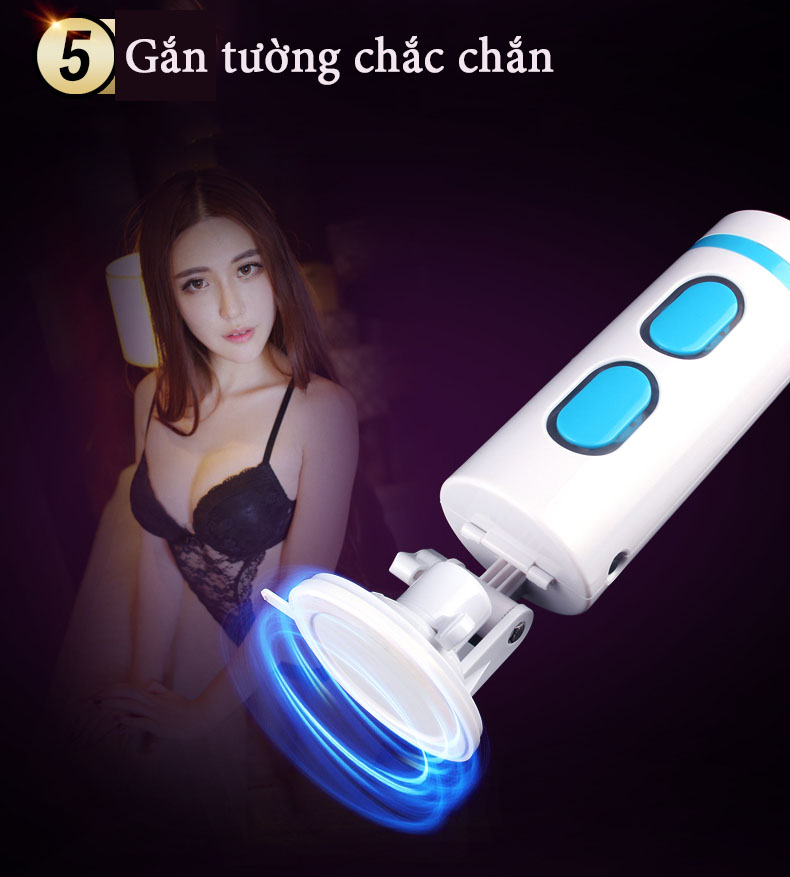 Máy làm tình nam Chese Japan gắn tường co bóp mạnh, rung đa chế độ