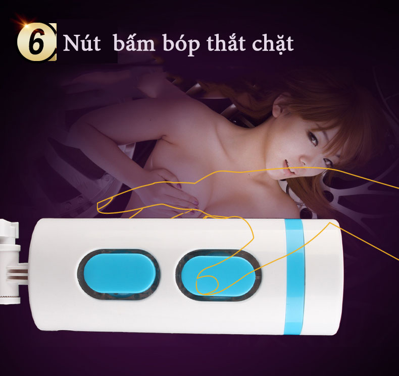 Máy làm tình nam Chese Japan gắn tường co bóp mạnh, rung đa chế độ