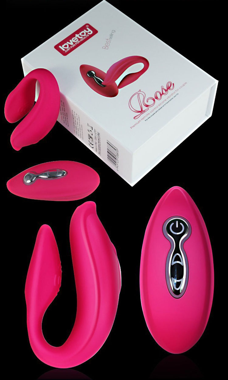 Máy massage điểm G Lovetoy Rose 5 tần số rung điều khiển từ xa