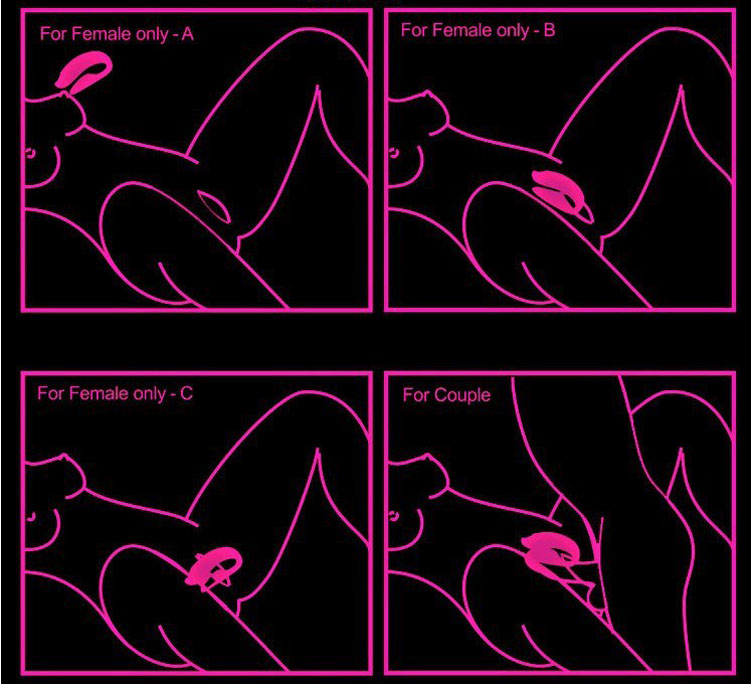 Máy massage điểm G Lovetoy Rose 5 tần số rung điều khiển từ xa