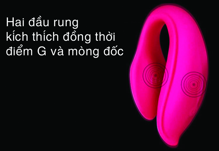 Máy massage điểm G Lovetoy Rose 5 tần số rung điều khiển từ xa