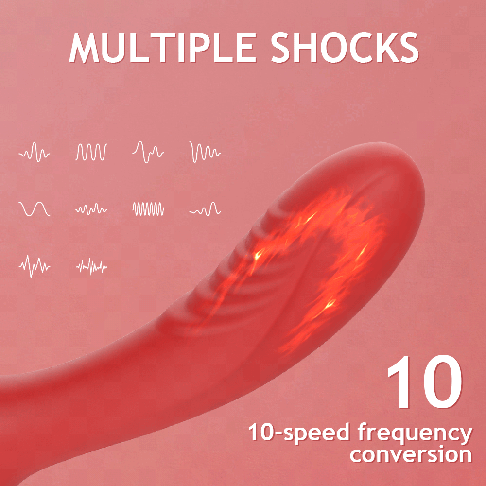 Dương vật giả rung mạnh phát nhiệt lưỡi liếm massage điểm G