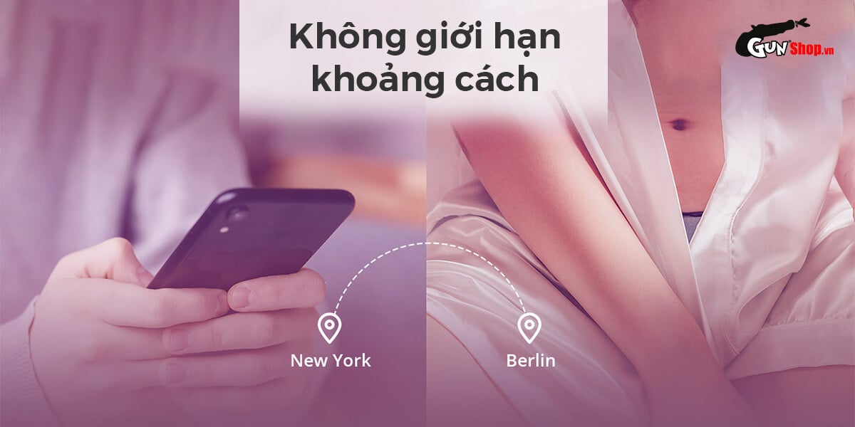 Máy massage điểm G Lovense Ambi điều khiển qua app rung đa cấp