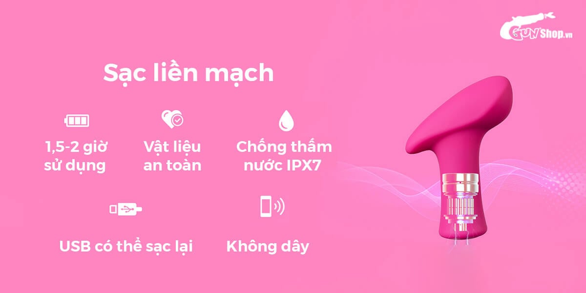 Máy massage điểm G Lovense Ambi điều khiển qua app rung đa cấp