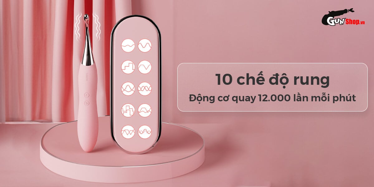 Máy massage Svakom Beatrice 2 đầu rung kích thích điểm G nữ