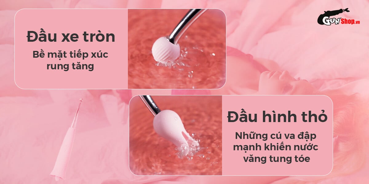 Máy massage Svakom Beverly 2 đầu liếm rung kích thích điểm G
