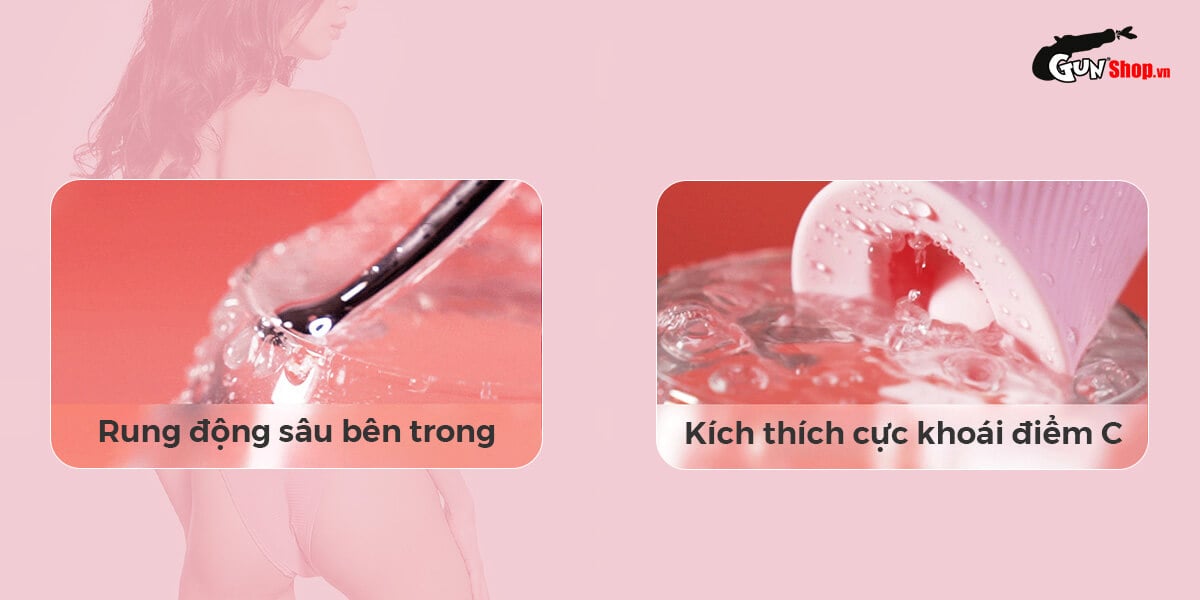Máy massage Svakom Beverly 2 đầu liếm rung kích thích điểm G