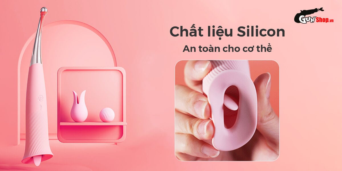 Máy massage Svakom Beverly 2 đầu liếm rung kích thích điểm G