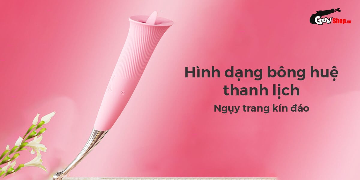 Máy massage Svakom Beverly 2 đầu liếm rung kích thích điểm G