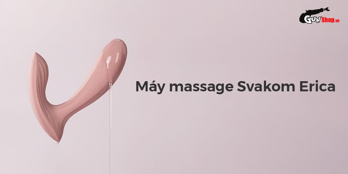 Máy massage Svakom Erica rung kép kích thích đa điểm cô bé