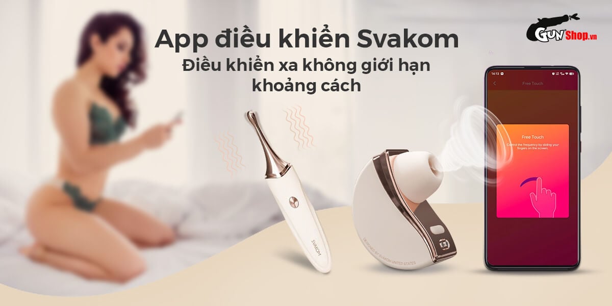 Máy massage Svakom Meet Fleur rung bú mút tỏa nhiệt kích thích phụ nữ tối ưu