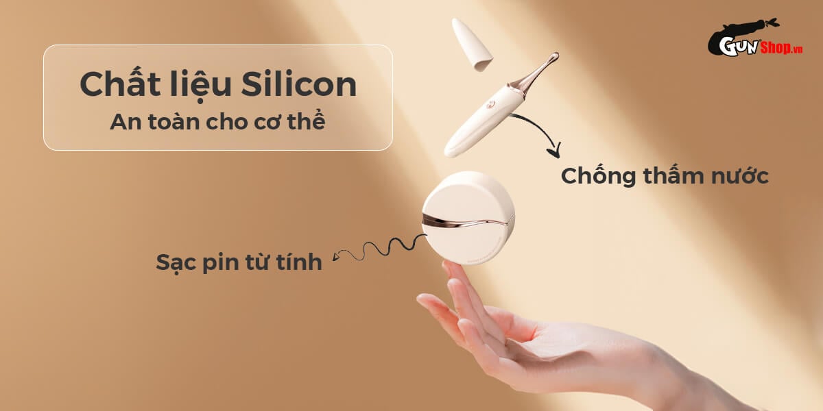 Máy massage Svakom Meet Fleur rung bú mút tỏa nhiệt kích thích phụ nữ tối ưu