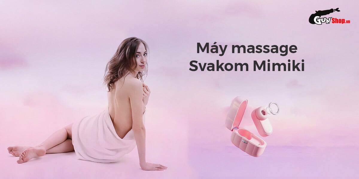 Máy massage Svakom Mimiki hình tai nghe hút điều khiển app