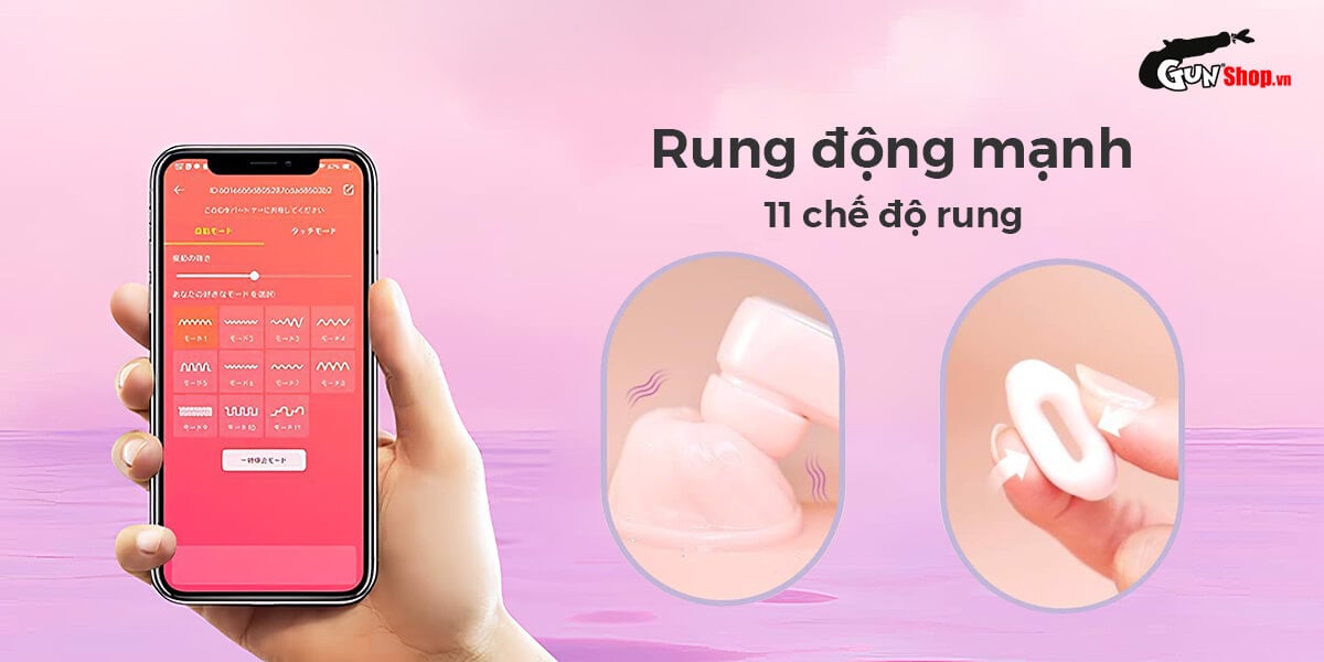 Máy massage Svakom Mimiki hình tai nghe hút điều khiển app