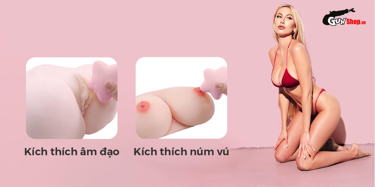 Máy Rung Bút Hút Svakom Peach Star Massage Kích Thích Đa Chế Độ