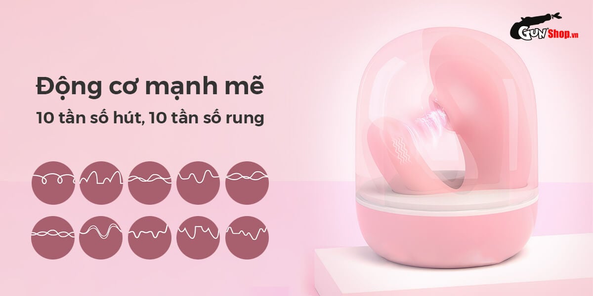 Máy bú mút Svakom Zemalia Natasha rung hút điểm G cao cấp