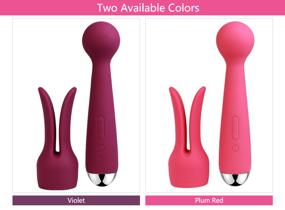 Chày rung tình yêu 2 in 1 Svakom Emma tai thỏ silicone cao cấp rung mạnh
