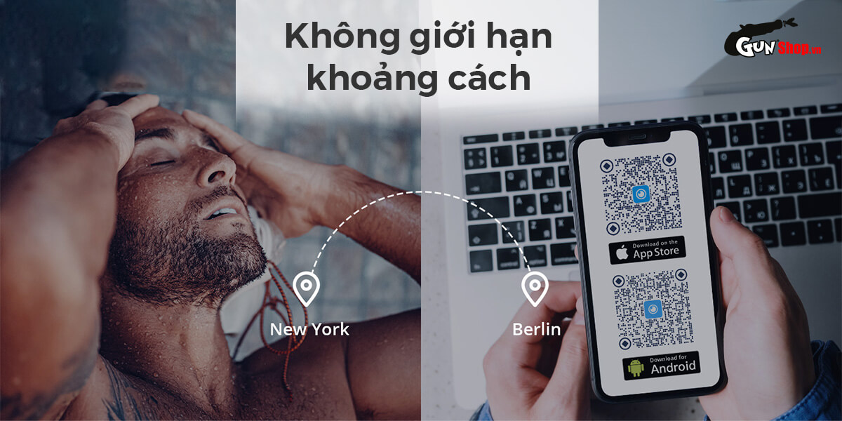 Máy massage tuyến tiền liệt Lovense Edge 2 điều khiển app thiết kế chữ L