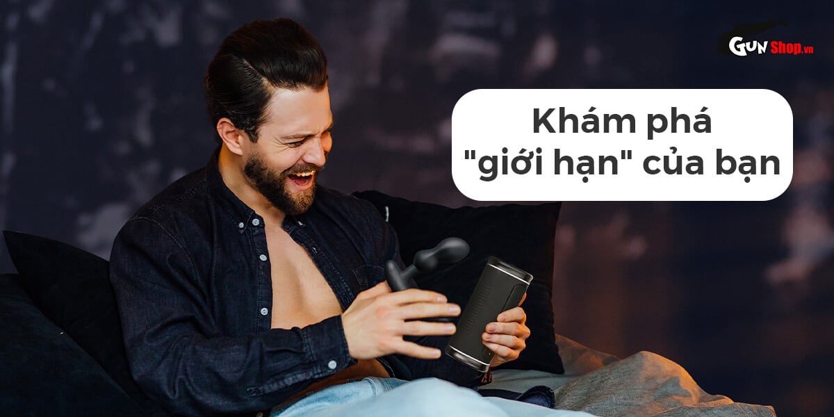 Máy massage tuyến tiền liệt Lovense Edge 2 điều khiển app thiết kế chữ L